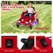 12V Kids Ride-On Lawn Mower Toy with LED Lights and Parent Control